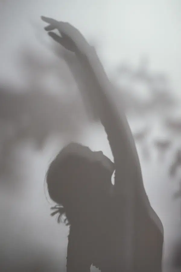 stretch class in the studio