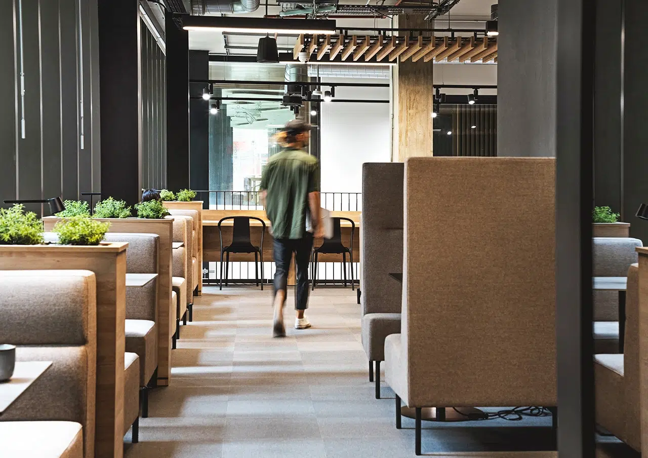 uhaus east workspace mezzanine